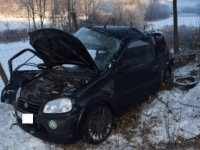 Obrazom: Auto narazilo do stromu, 27-ročný vodič zomrel