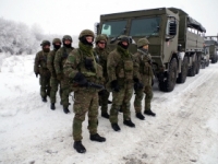 Slovenskí vojaci cvičia v náročných zimných podmienkach